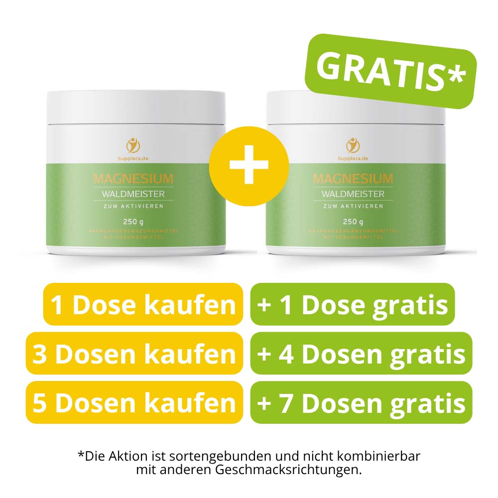 Ionisches Magnesium mit Waldmeister-Geschmack im Herbstangebot